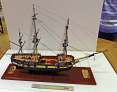 View of ship model