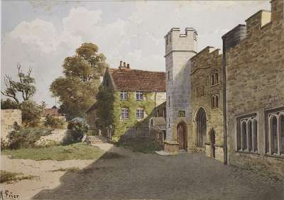 painting of Taunton Castle
