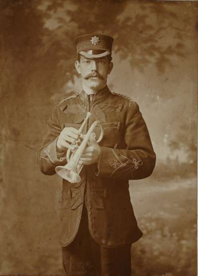photograph of Richard Collard, Cornet, Moggs Military Band