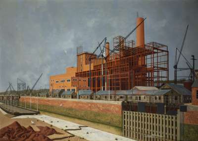 painting of Portishead 'B' Power Station