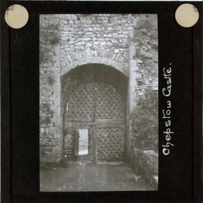 Lantern Slide: Chepstow Castle