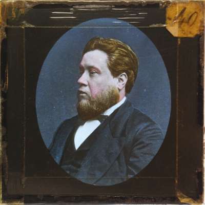 Lantern Slide: Portrait of Charles Haddon Spurgeon