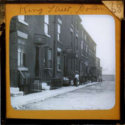 Lantern Slide: King Street, Bolton