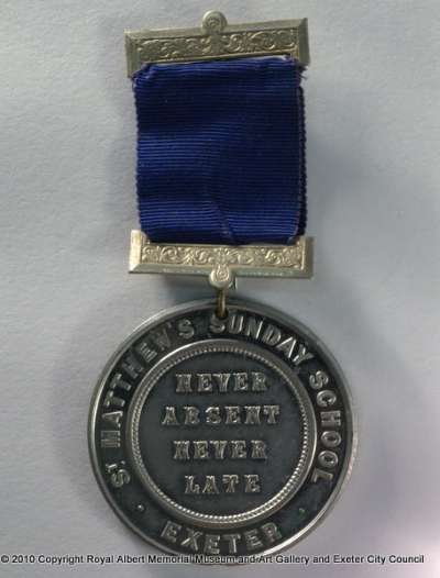medal from St. Matthews Sunday School