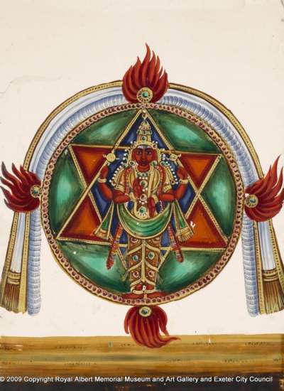 Hindu deity: possibly Karttikeya