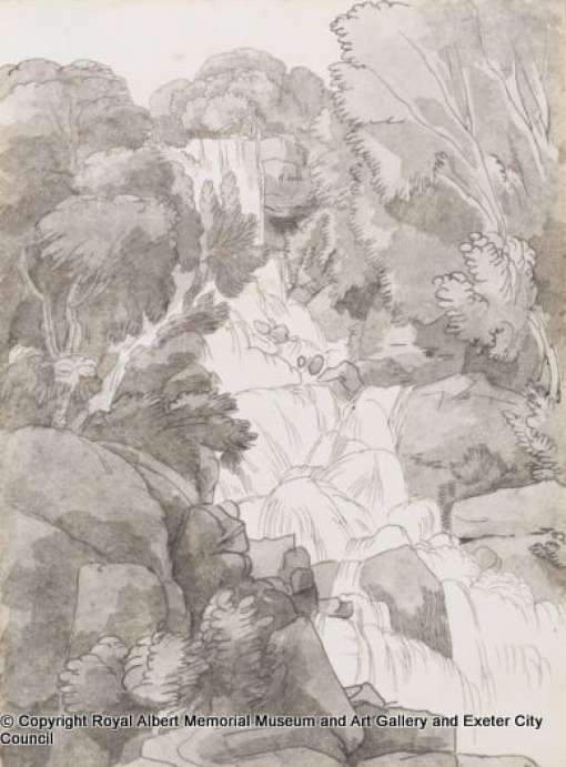 A Waterfall near Vevey, Switzerland 1781