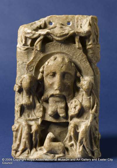 sculpture of the head of St John the Baptist