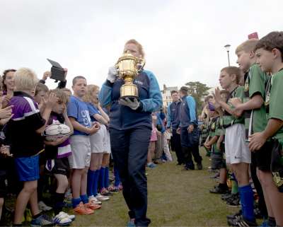 Touch-Line: Arrival of the Rugby World Cup, Exmouth seafront