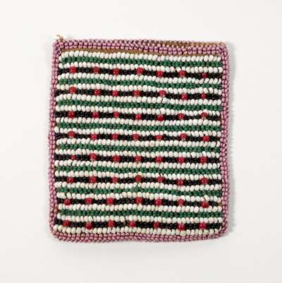 beaded pouch