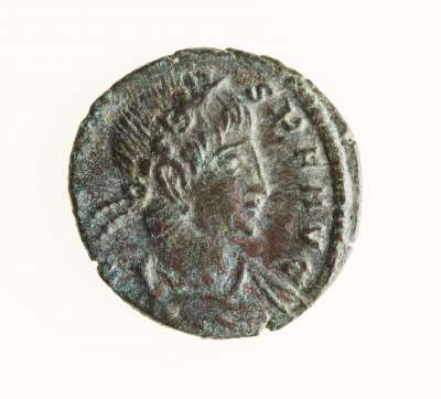 coin, nummus (1/132 of a pound), of Constans