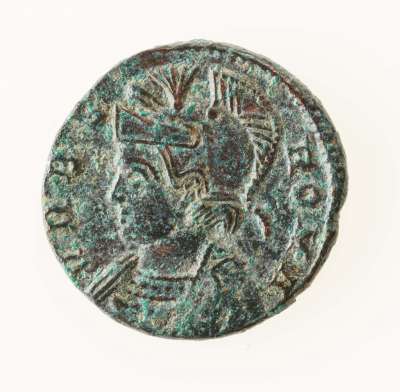 coin, nummus (1/132 of a pound), Urbs Roma type