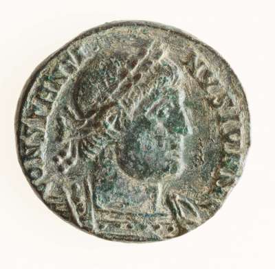 coin, nummus (1/132 of a pound) of Constantine II