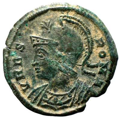 coin, nummus (1/132 of a pound) of Constantinopolis