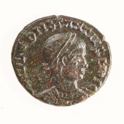 coin, copy of nummus (1/132 of a pound), Probable Constantinopolis type