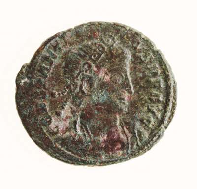 coin, nummus (1/132 of a pound), of Constantius II