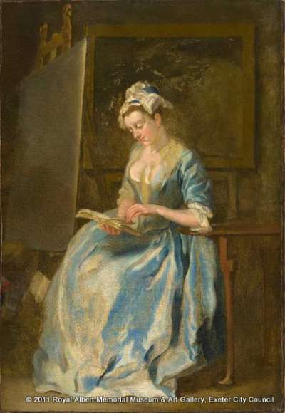 Portrait of a Lady (probably the wife of the artist )
