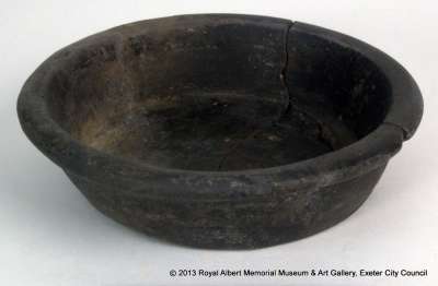 South Western black burnished ware bowl