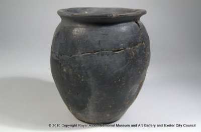 South-Western black-burnished ware jar