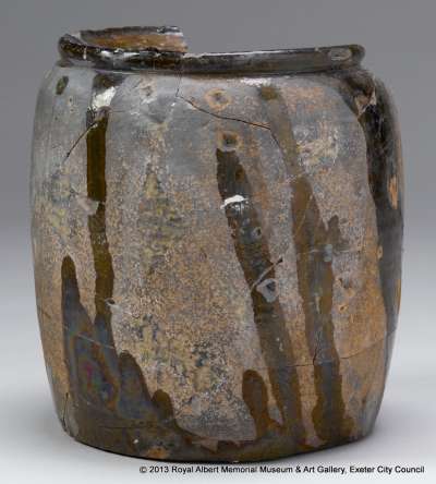 coarse sandy ware jar