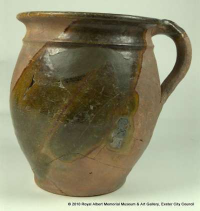 North Devon ware chamber pot