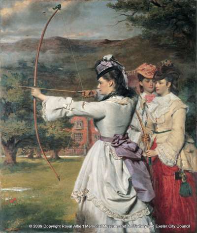The Fair Toxophilites (or English Archers, Nineteenth Century)