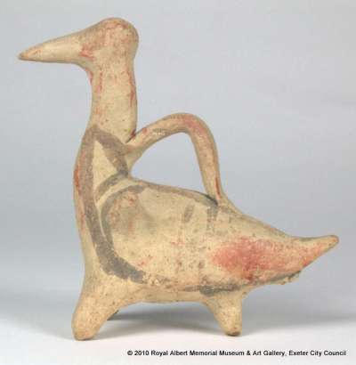 figurine of a bird, votive, rhyton