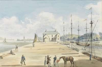 Turf Entrance to Exeter Canal, 1829
