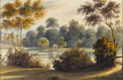 Salmon Pool, River Exe, 1829