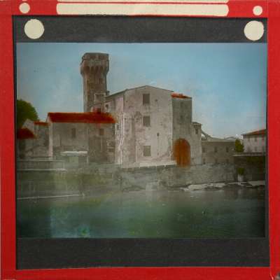 Lantern Slide: Pisa -- Citadella