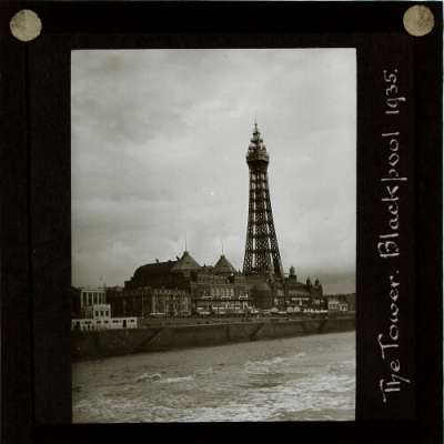 Lantern Slide: The Tower, Blackpool, 1935