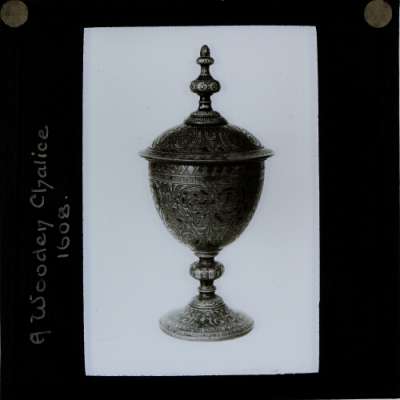 Lantern Slide: A Wooden Chalice, 1608