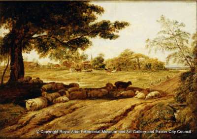 Rustic Landscape with Sheep