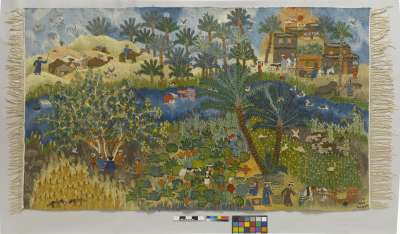 Fields and Village on the Nile