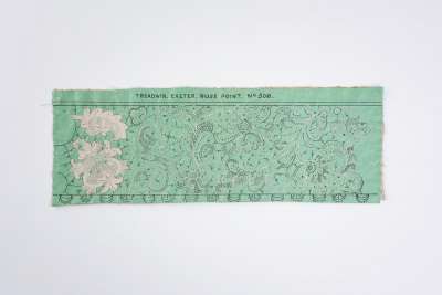 Pattern for rose point lace, designed by Charlotte Treadwin