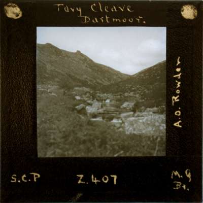 Lantern Slide: Tavy Cleave, Dartmoor