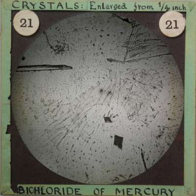 Lantern Slide: Bichloride of mercury