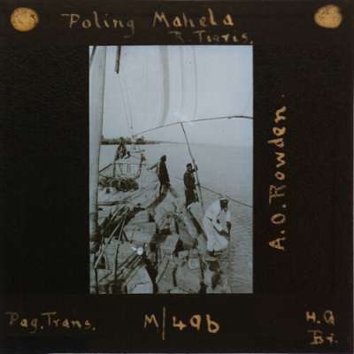 Lantern Slide: Poling Mahela, R. Tigris