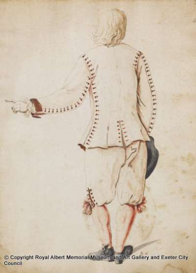 Study of a man in seventeenth century costume
