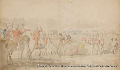 Review of the Armed Association by His Majesty in Hyde Park June 4 1799