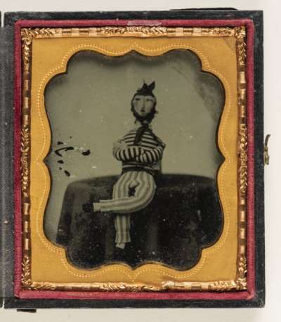 Ambrotype portrait of doll