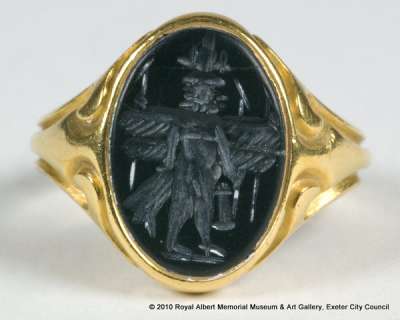intaglio ringstone depicting Pantheistic Bes