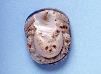 cameo amulet depicting Medusa