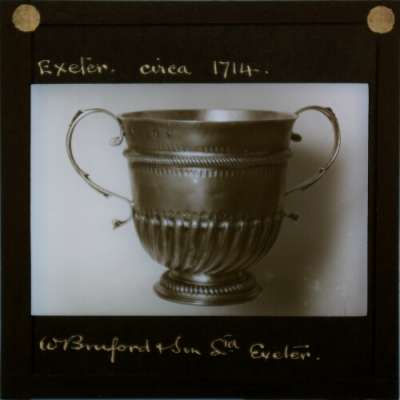 Lantern Slide: Cup made in Exeter, c.1714