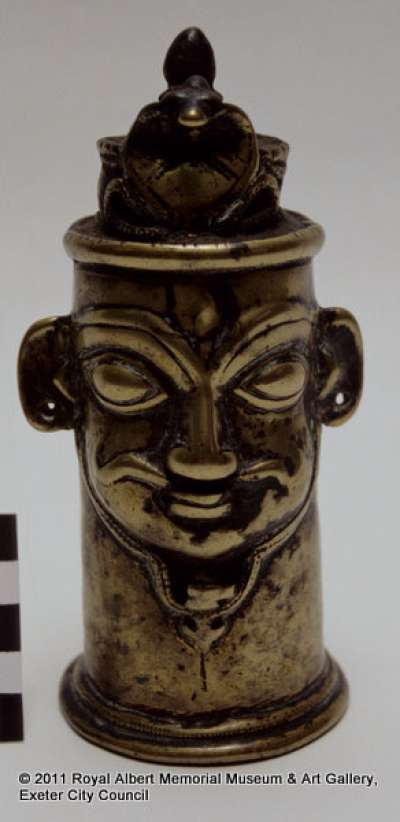 horn cover depicting Shiva