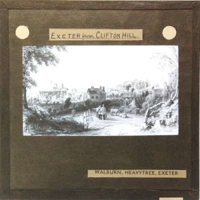 Lantern Slide: Exeter, from Clifton Hill