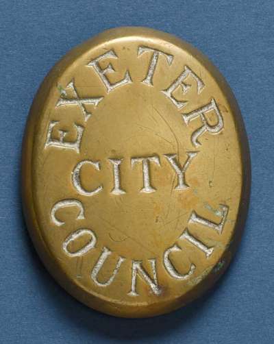 harness plate, Exeter City Council