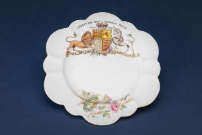 plate commemorating Diamond Jubilee of Queen Victoria