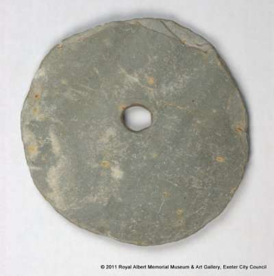 perforated disc, ?spindle whorl