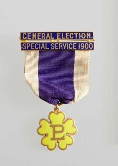 badge; medal; Primrose League General Election Special Service 1900