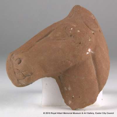 figurine head of horse, votive object